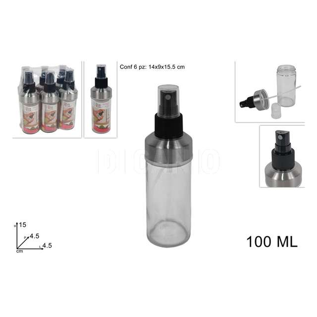 Bottiglia vetro spary 100 ml - Principale
