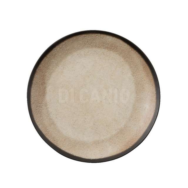 Piatto piano cm.20 shade matt. earh stoneware - Principale