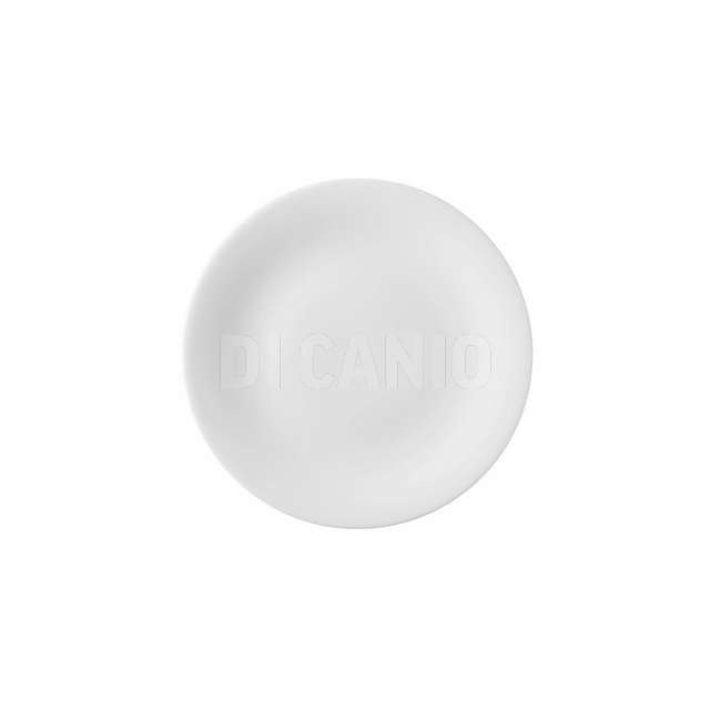 Piatto piano cm.17 neve bone china bianco - Principale