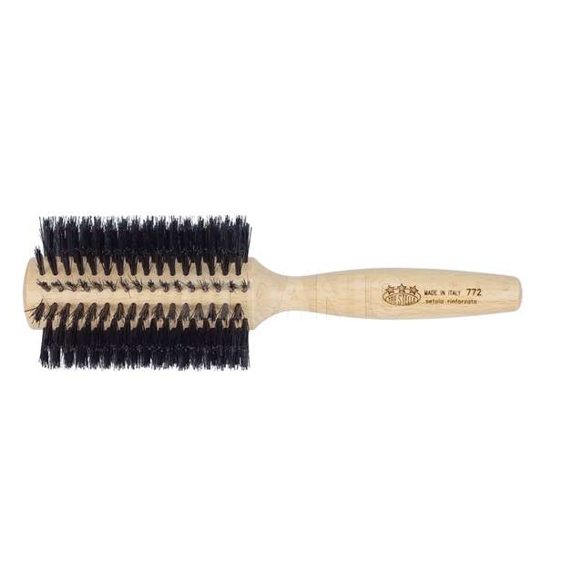 Spazzola per capelli legno dm.33 tre stelle.-772 - Principale