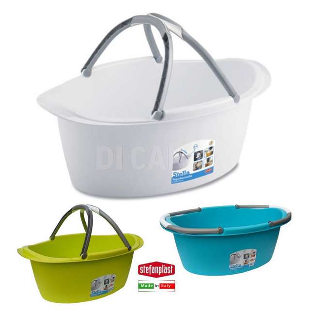 Superbacinella stella ovale con maniglie cm.60x40x115 stefanplast - Principale