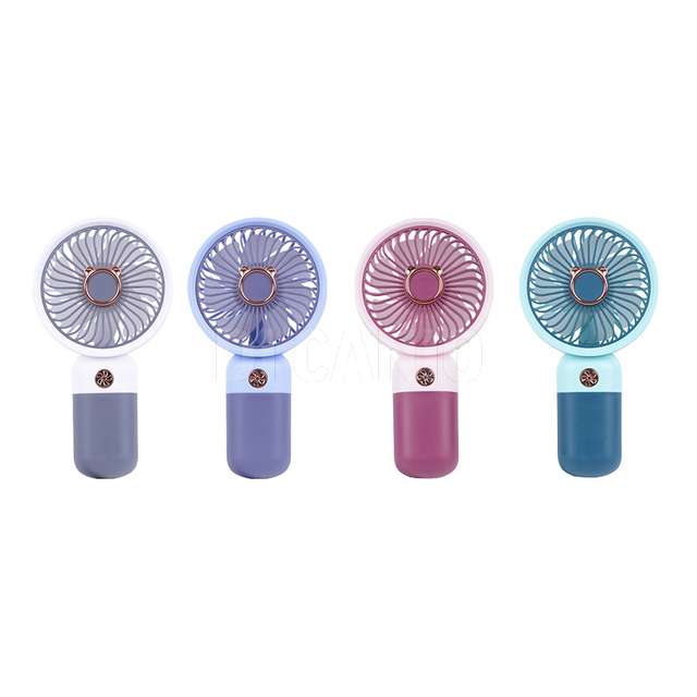 Ventilatore portatile ricaricabile cm.8x4.5x15 assortito - Principale