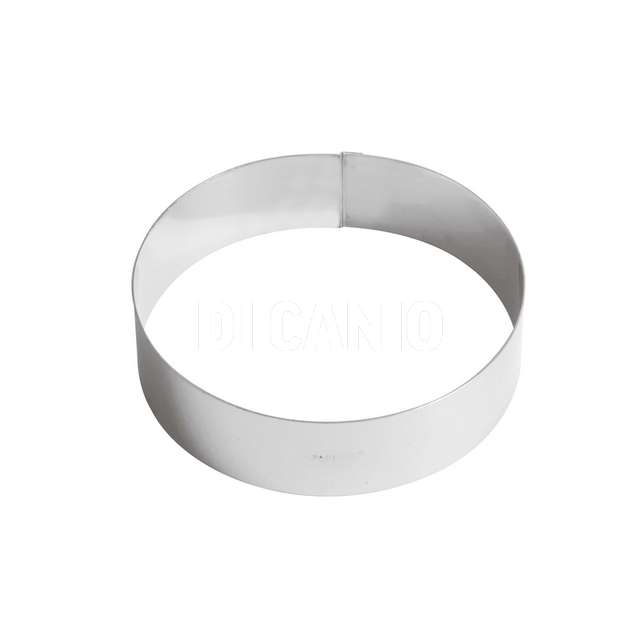 Anello per torte cm.16 h.4.5 inox paderno - Principale