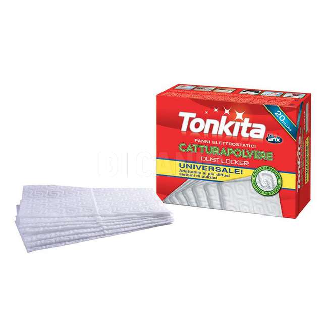 Tonkita panni catturapolvere ricambio 20pz. - Principale