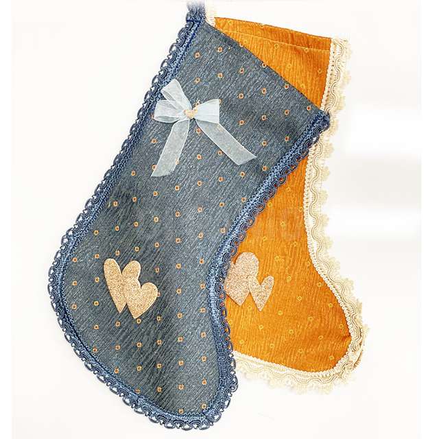 Calza befana broccato dec. ass. - Principale