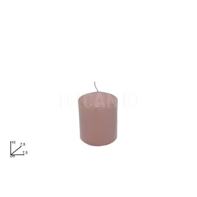 Candela 10x7.5cm rosa - Principale