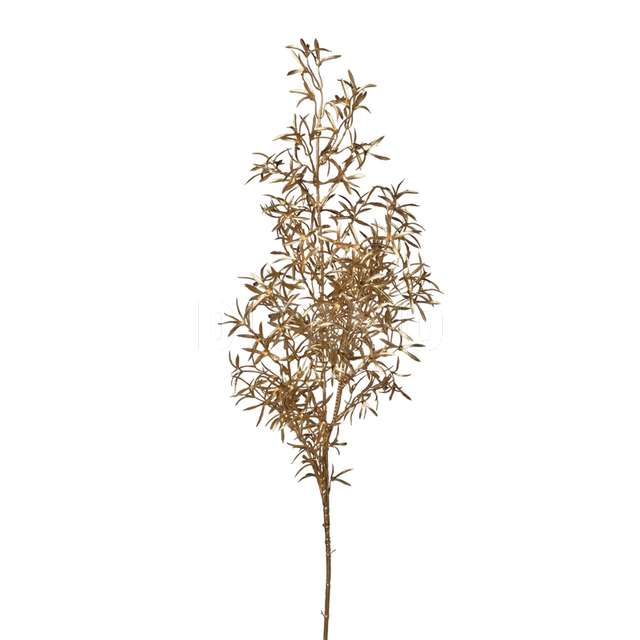 Ramo rosmarino cm 84 gold - Principale