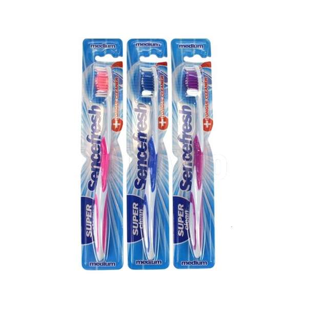 Sencefresh spazzolino super clean medio - Principale