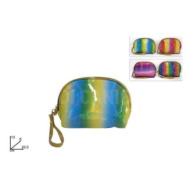 Bustina pochette 20.5x6x13cm multicolor 4 assortimenti - Principale