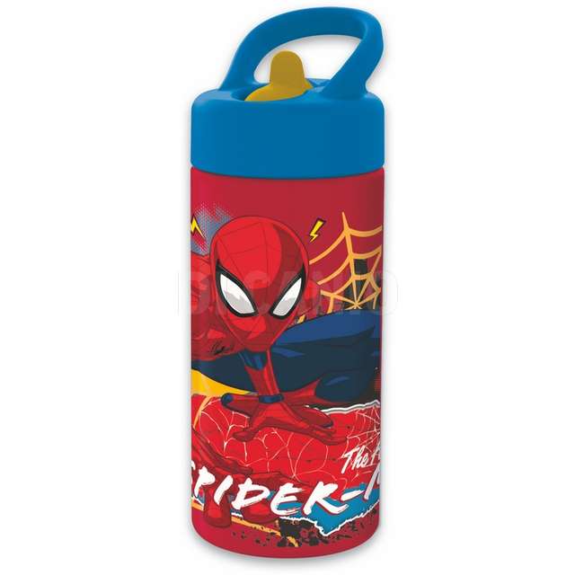 Borraccia con cannuccia spiderman - Principale