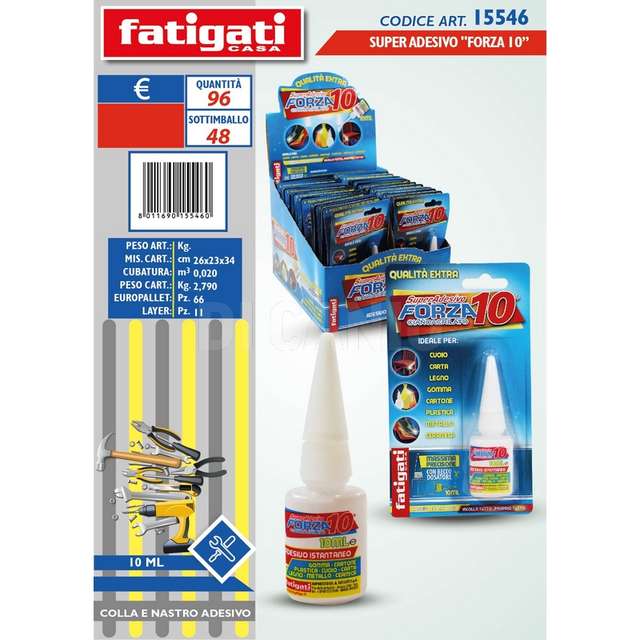 Super adesivo forza 10 ml.10 - Principale