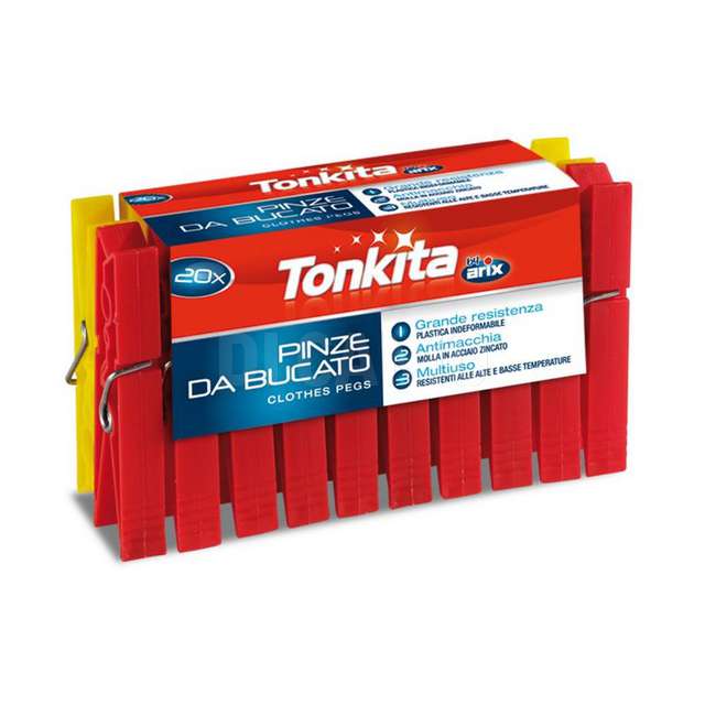 Tonkita 20pz mollette plastica rinforzate - Principale