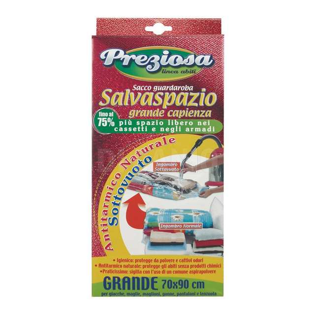 Sacco salvaspazio grande capienza 70x90 la briantina. - Principale
