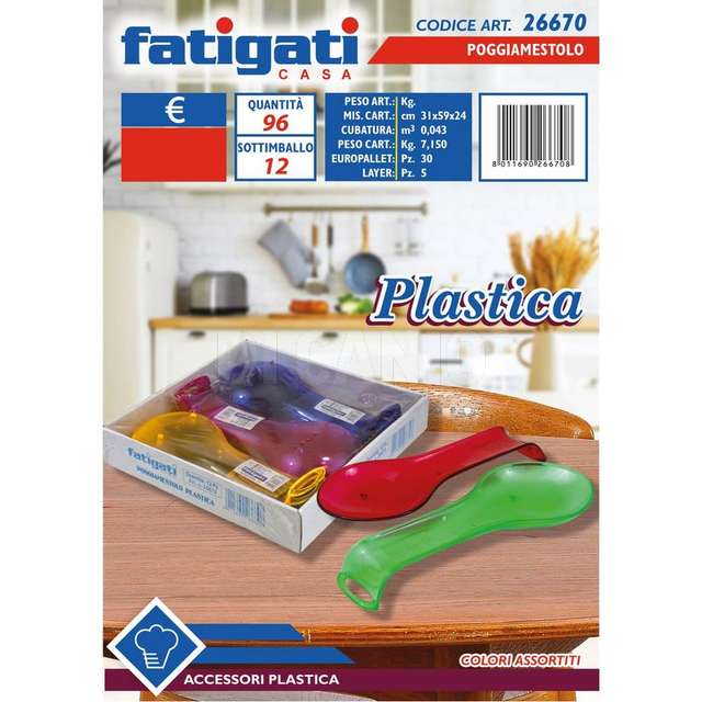 Poggiamestolo plastica - Principale
