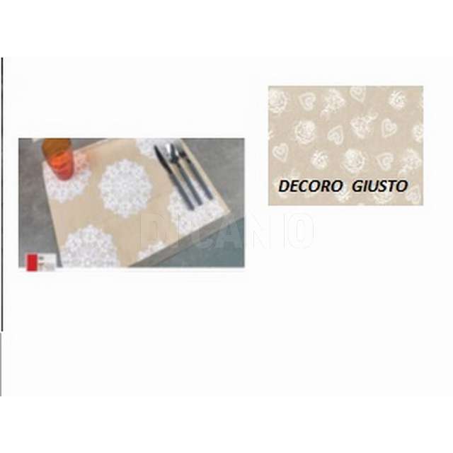 Set 2pz tovaglietta colazione shabby 00614535rpiap2no gem. - Principale
