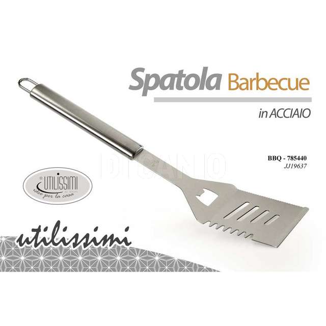 Spatola barbecue in acciaio blister - Principale