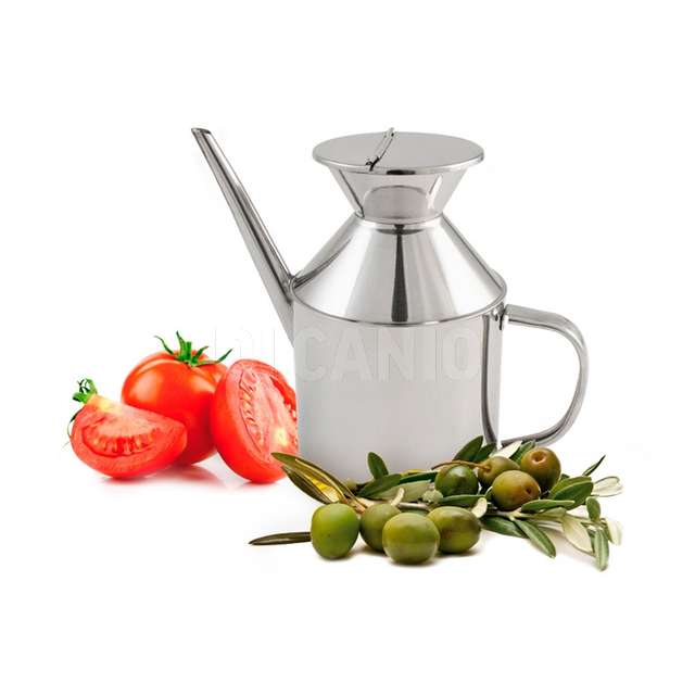 Oliera acciaio inossidabile 0,60l - dm. 9 x 17 cm eva - Principale