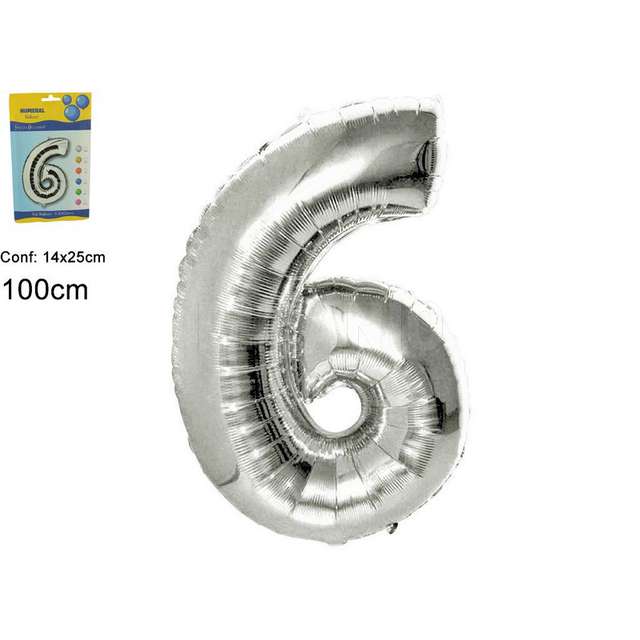 Pallone elio numero 6 silver due esse - Principale