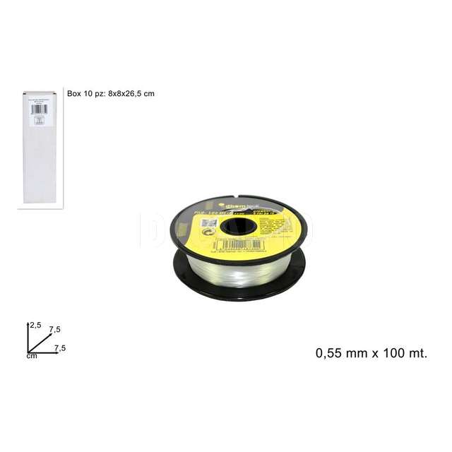 Filo nylon 100 mtx0.5mm - Principale