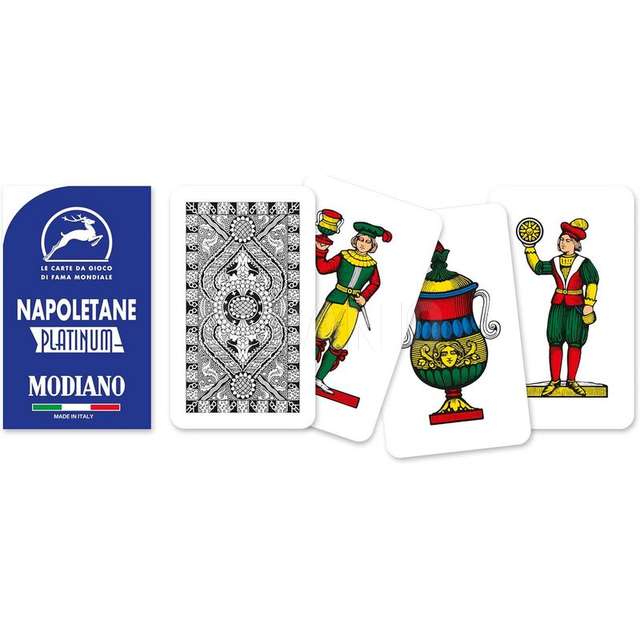 Carte napoletane blu platinum modiano - Principale