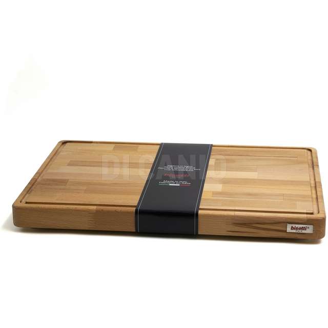 Tagliere rettangolare in faggio cm.50x35x4 bisetti - Principale