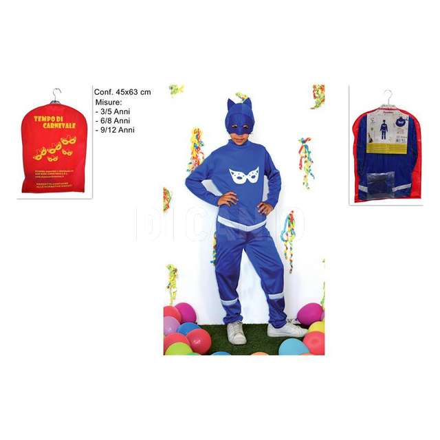 Vestito personaggio blue 3 misure 3-5_6-8_9-12 - Principale