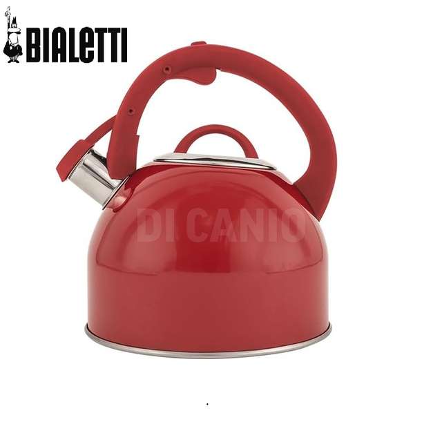 Bollitore con fischietto deco glamur rosso bialetti lt 2,5 induzione - Principale