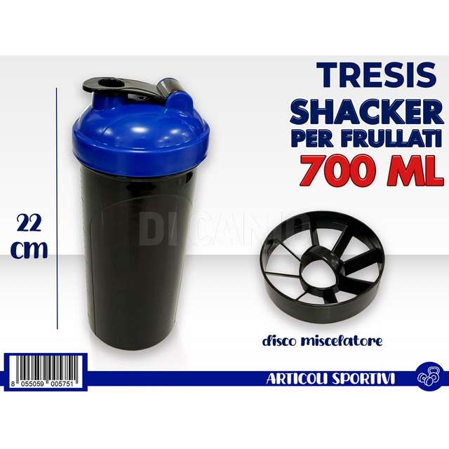 Shaker per frullati 700 ml con box - Principale