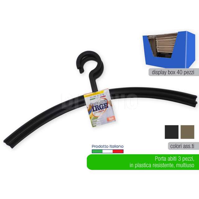 Porta abiti 3 pz styro irge - Principale