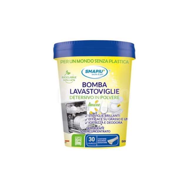 Smapiu bomba lavastoviglie polvere 500gr - Principale
