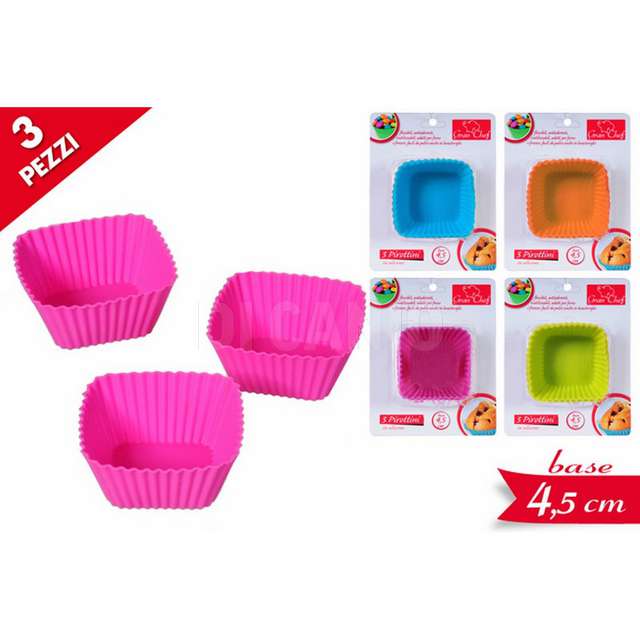 Set 3 pirottini silic. quadrati 4ass g.hill 609554 - Principale