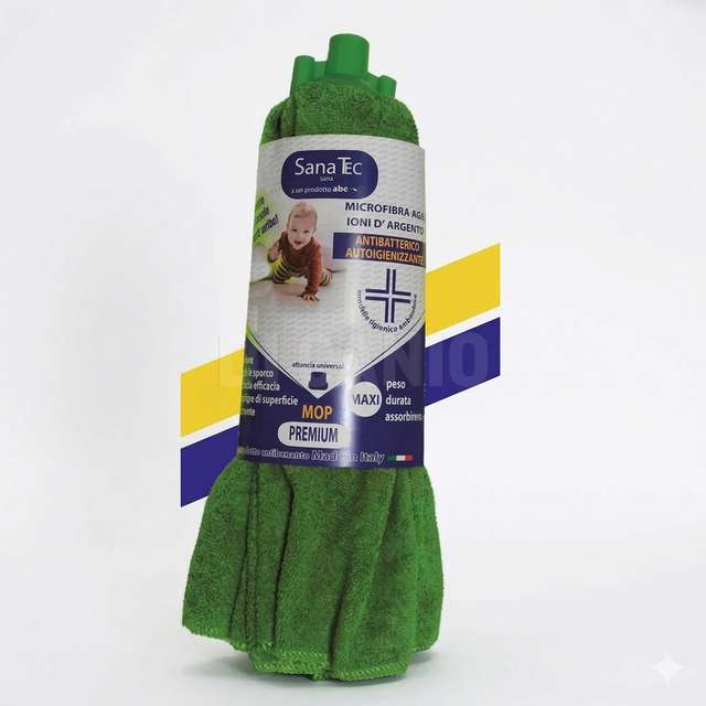 Mop antibatterico microfibra 320 gr - Principale