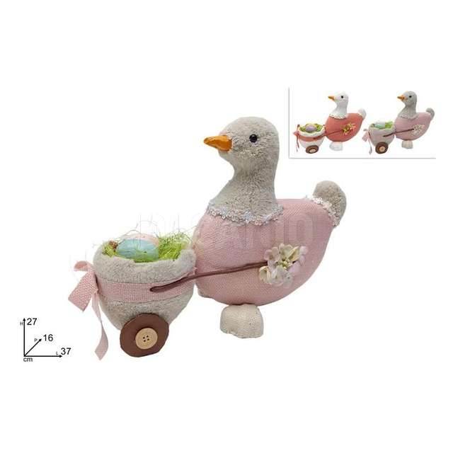 Oca con carretto cm.37 2 assortita - Principale