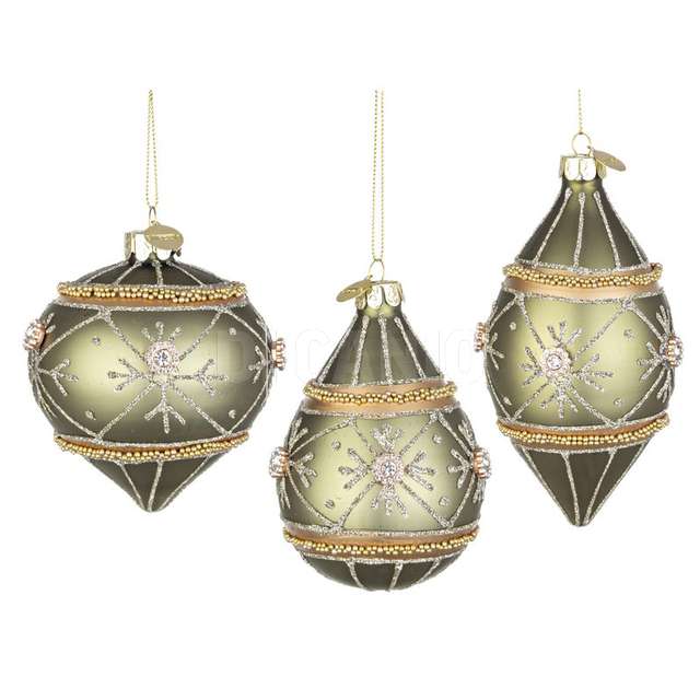 Pendaglio vt plushy fiore verde ass3 vetro e medaglietta 7x7x10 2h 8x8x9h 7x7x - Principale