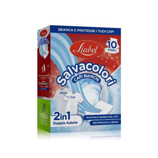 Liabel - salvacolori speciale bianchi 10 fogli - Principale
