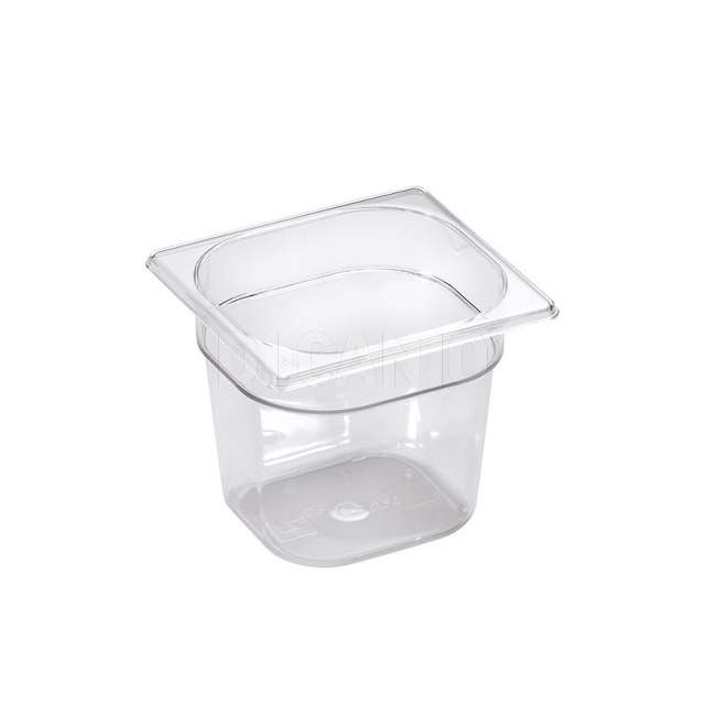 Bacinella gastronorm polipropilene pintinox 1/6 h65 lt 1.00 sovrappon 162x176 - Principale