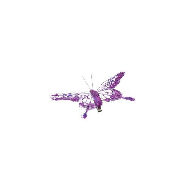 Farfalla ali larghe viola c_clip cm.16 (12_240) pa - Principale