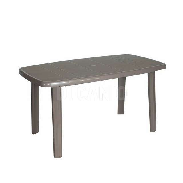 Tavolo plastica sorrento tortora 140x80x7 - Principale