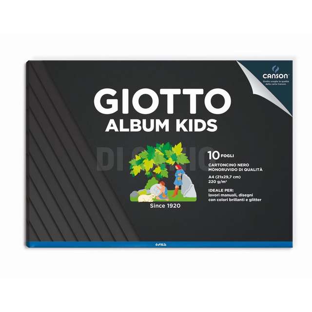 Album nero kids a4 10f 150g giotto fila - Principale