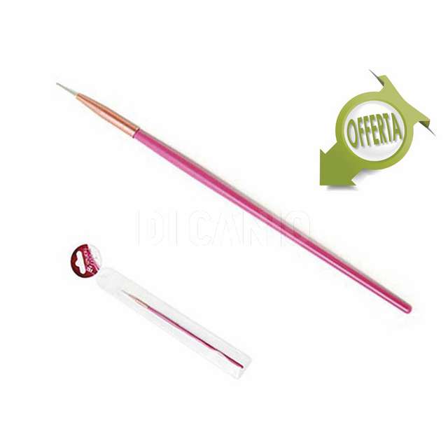 Pennello nail decorato punta metallo setablu - Principale
