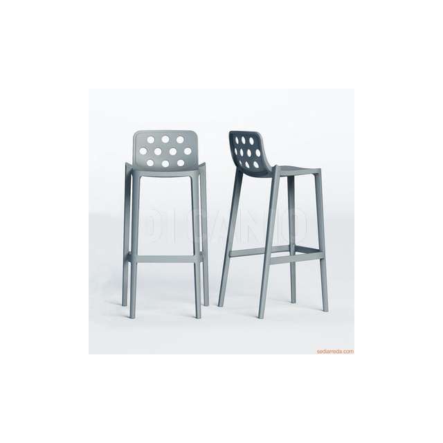 Sgabello isidoro grigio perla h76 gaber - Principale