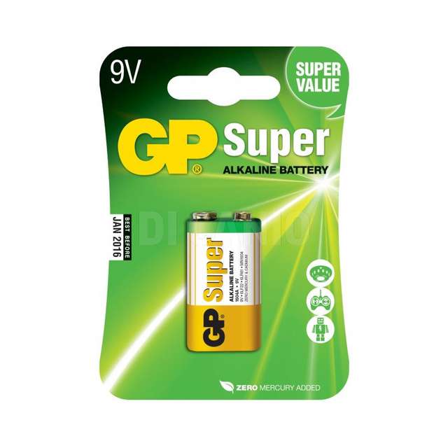 Pila gp super alkalina 9 vt - Principale
