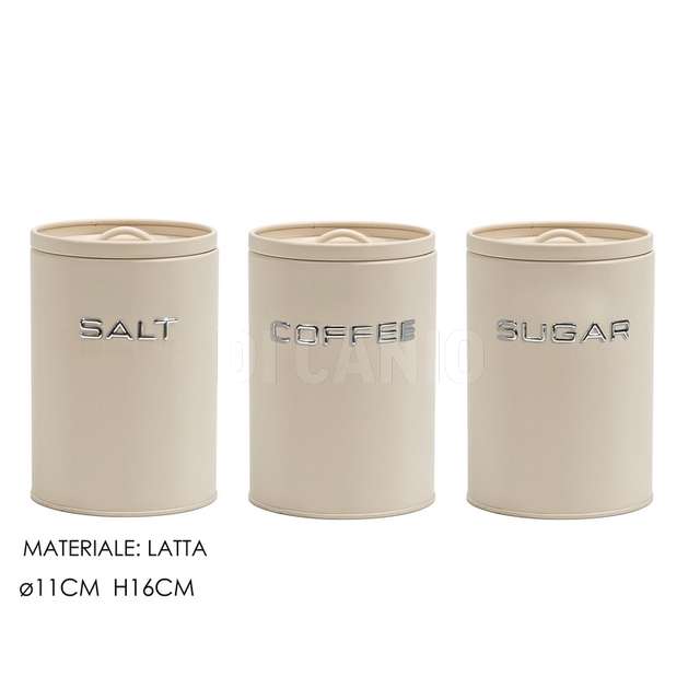 Contenitore lactta con coperchio cm.11x16 crema - Principale