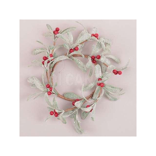 Coroncina vischio dm.25 red - Principale