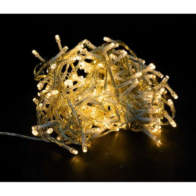 Catena 1000 led bianco caldo mt.50+5 contr. 8 giochi cavo trasp.x esterno - Principale