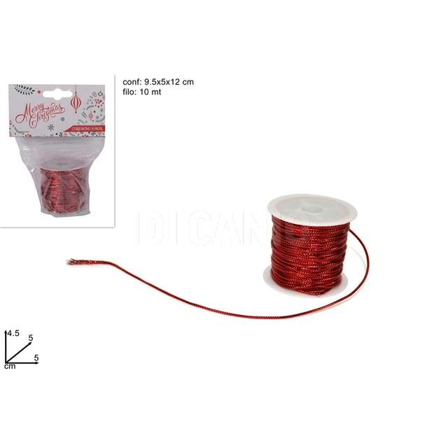 Cordoncino 10mt rosso - Principale