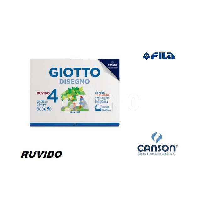 Album disegno 4 24x33 24fg 224g liscio giotto fila - Principale