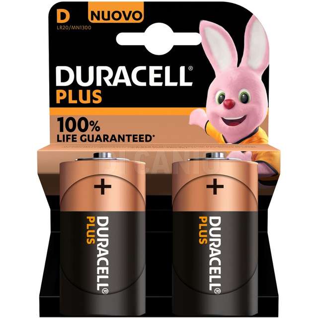 Duracell plus 100 2 pz torcia cfg - Principale