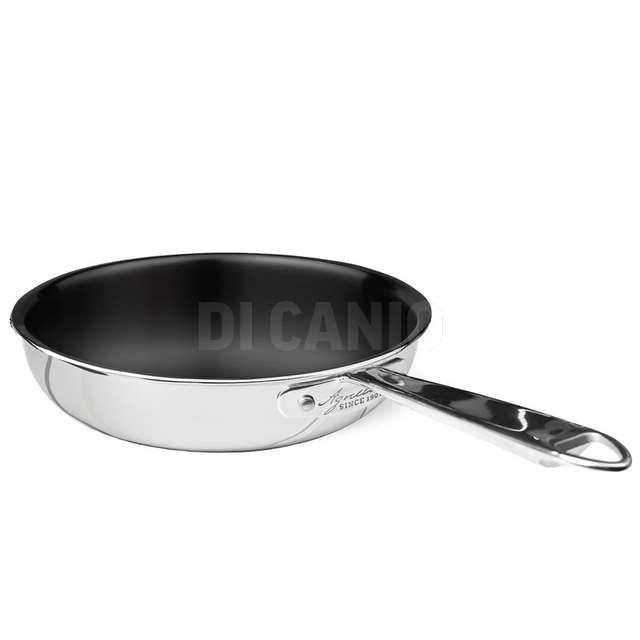 Padella svasata alta alluminio inox 2 ply antiaderente 1 manico 1907 cm.32 - Principale