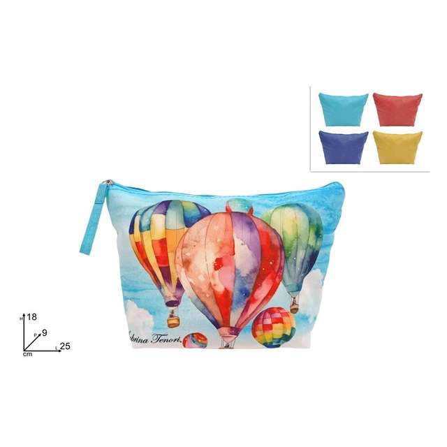 Bustina beauty fantasia mongolfiere 4 colori - Principale
